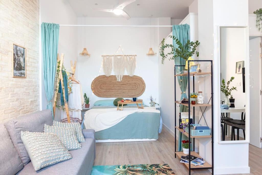 Al5 Seaside Bliss-Stylish Loft Steps From Malvarrosa Valencia Ngoại thất bức ảnh