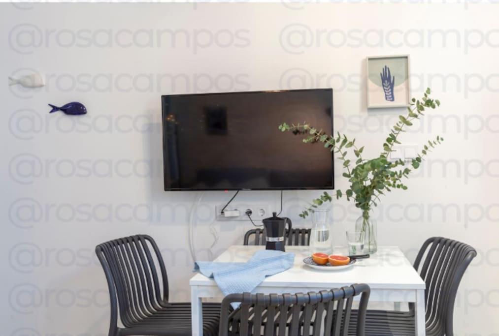 Al5 Seaside Bliss-Stylish Loft Steps From Malvarrosa Valencia Ngoại thất bức ảnh